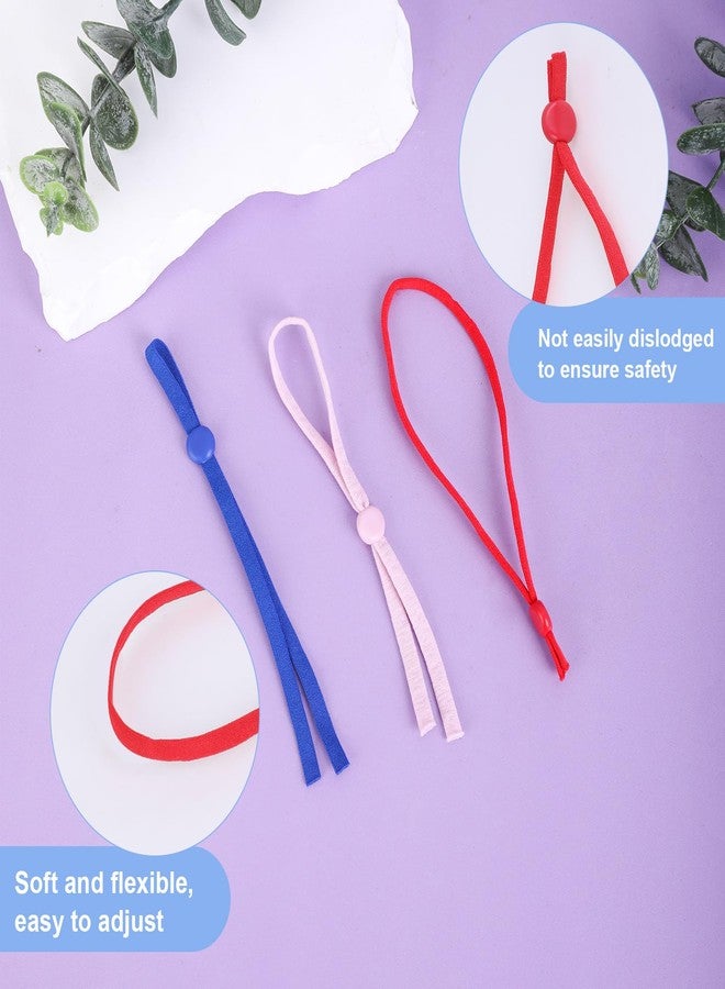 Binxus 120 Pcs Puppy Collars for Litter, Adjustable Soft Newborn Puppy Collars Tiny Kitten Collar, Elastic Whelping Collar for Puppies, Identification Loops for Small Pet Kittens Puppies (Colorful) - Image 3